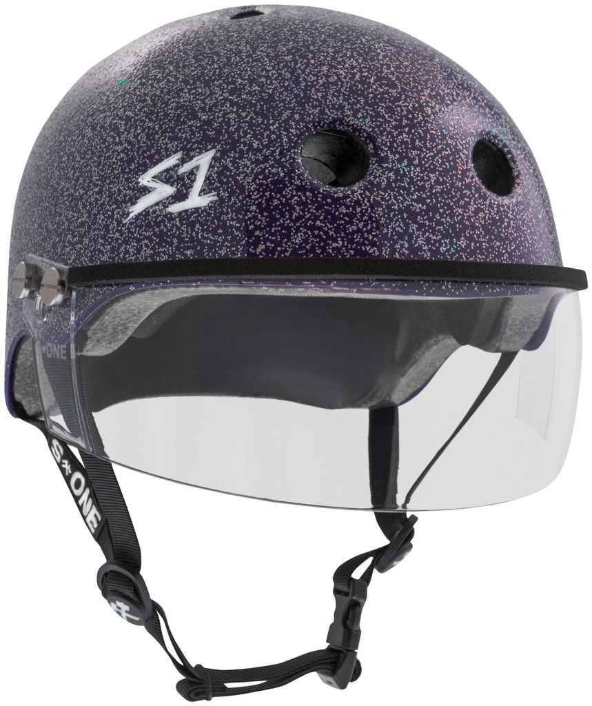 S1 Lifer visor purple gloss glitter