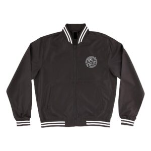 Santa Cruz Bond Bomber Regular Jacket Black/White Stripe Rib