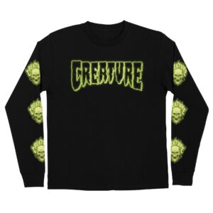 Creature Bonehead Glitch L/S Heavyweight T-Shirt Mediana