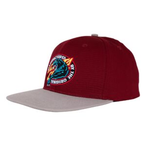 Santa Cruz Natas MFG Panther Snapback Structured Hat Maroon/Grey