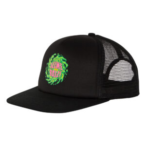 Slime balls Mesh Trucker High Profile Hat Black/Black