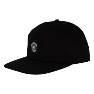 Creature Web Snapback Unstructured Hat Black Denim
