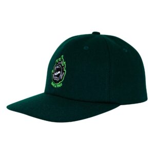 Santa Cruz Screaming Fire Snapback Unstructured Hat Forest