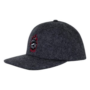 Santa cruz Screaming Fire Snapback Unstructured Hat Hthr Char