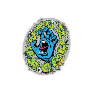 Santa cruz Slime Scream sticker 12 cm